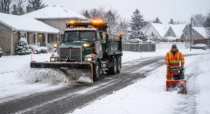 Driveway Snow Plowing in New York, NY