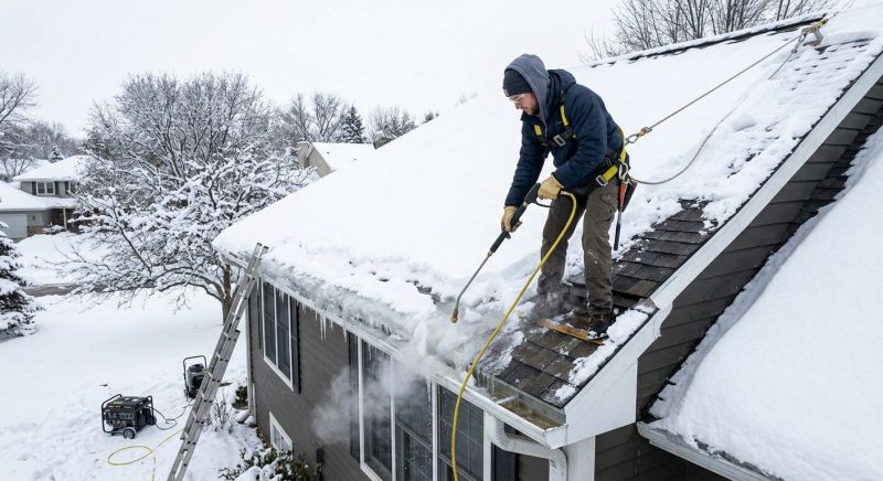 Roof Ice Dam Removal in Olympia, WA
